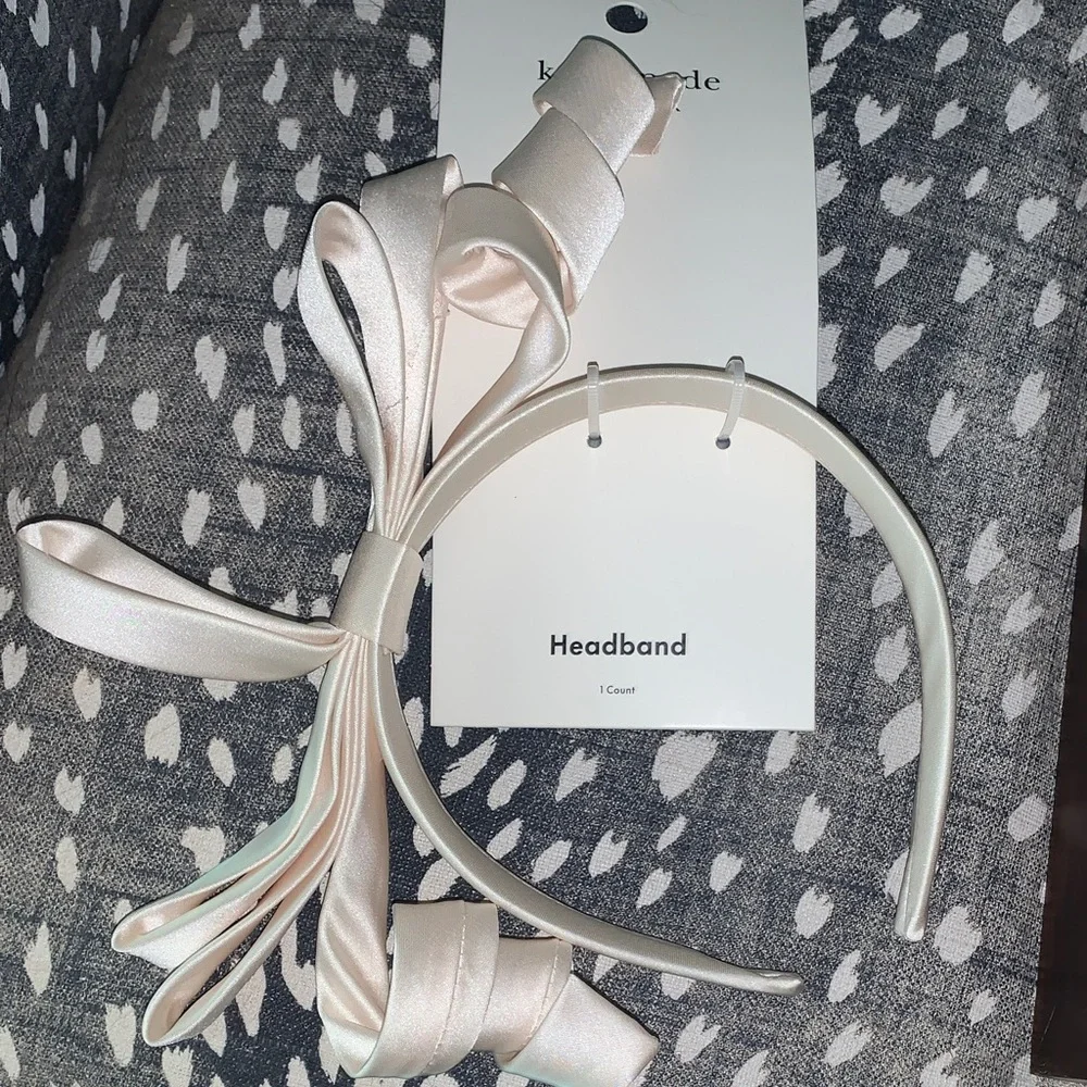 Kate Spade Cream Bow Headband, Kate Spade for Target, NWT